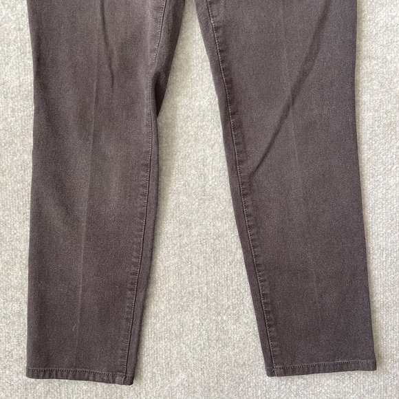 Chico's Jeans Womens 00 Short (Size 2 Short) Brown Crop Stretch So Slimming - Picture 3 of 10